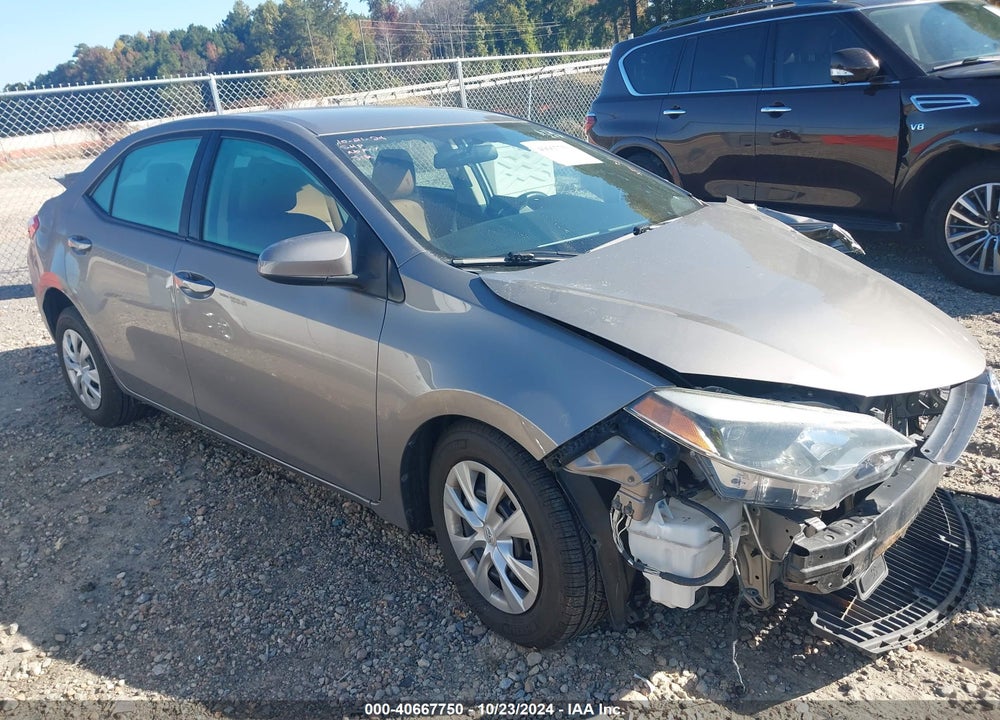 2016 TOYOTA COROLLA LE ECO VIN: 2T1BPRHE7GC506868