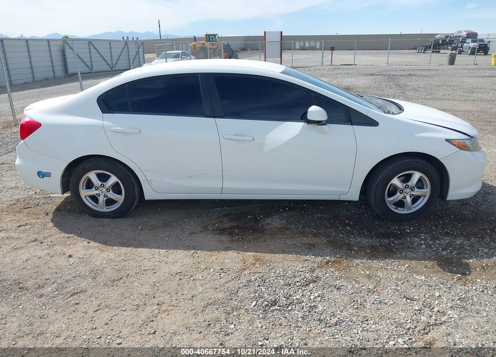 2012 HONDA CIVIC NATURAL GAS VIN: 19XFB5F58CE001106
