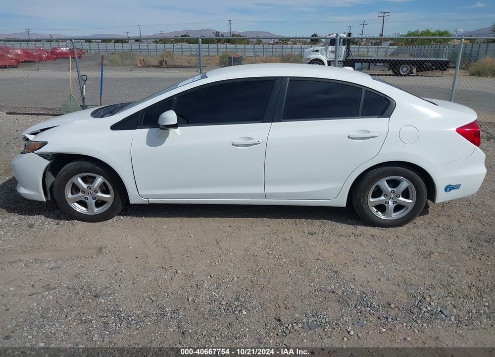2012 HONDA CIVIC NATURAL GAS VIN: 19XFB5F58CE001106