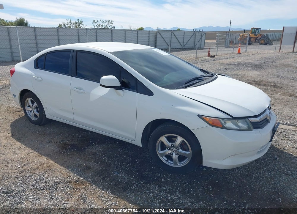 2012 HONDA CIVIC NATURAL GAS VIN: 19XFB5F58CE001106