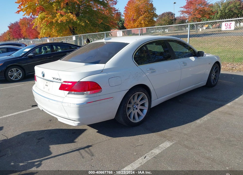 2006 BMW 750I VIN: WBAHL83596DT06807