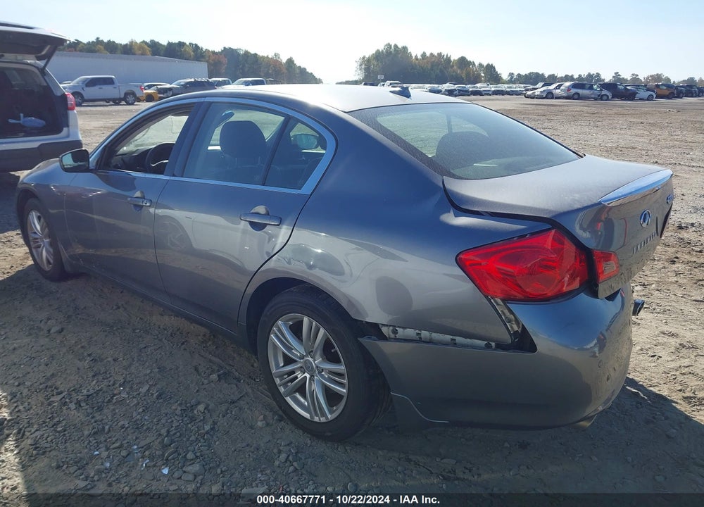 2013 INFINITI G37X VIN: JN1CV6AR5DM769383