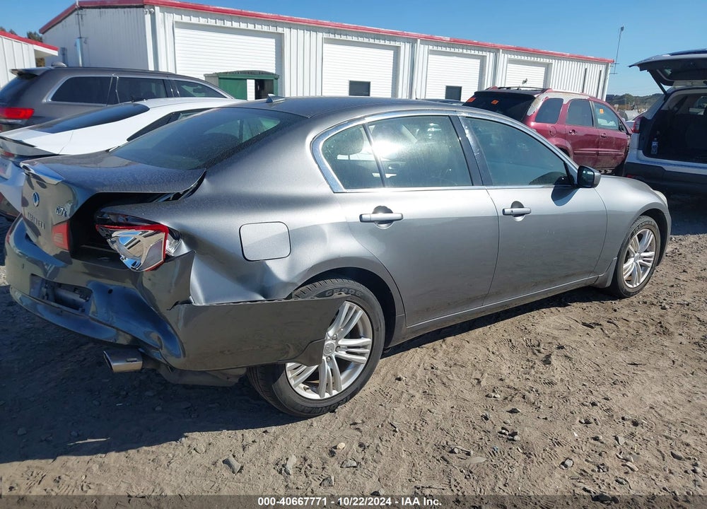 2013 INFINITI G37X VIN: JN1CV6AR5DM769383