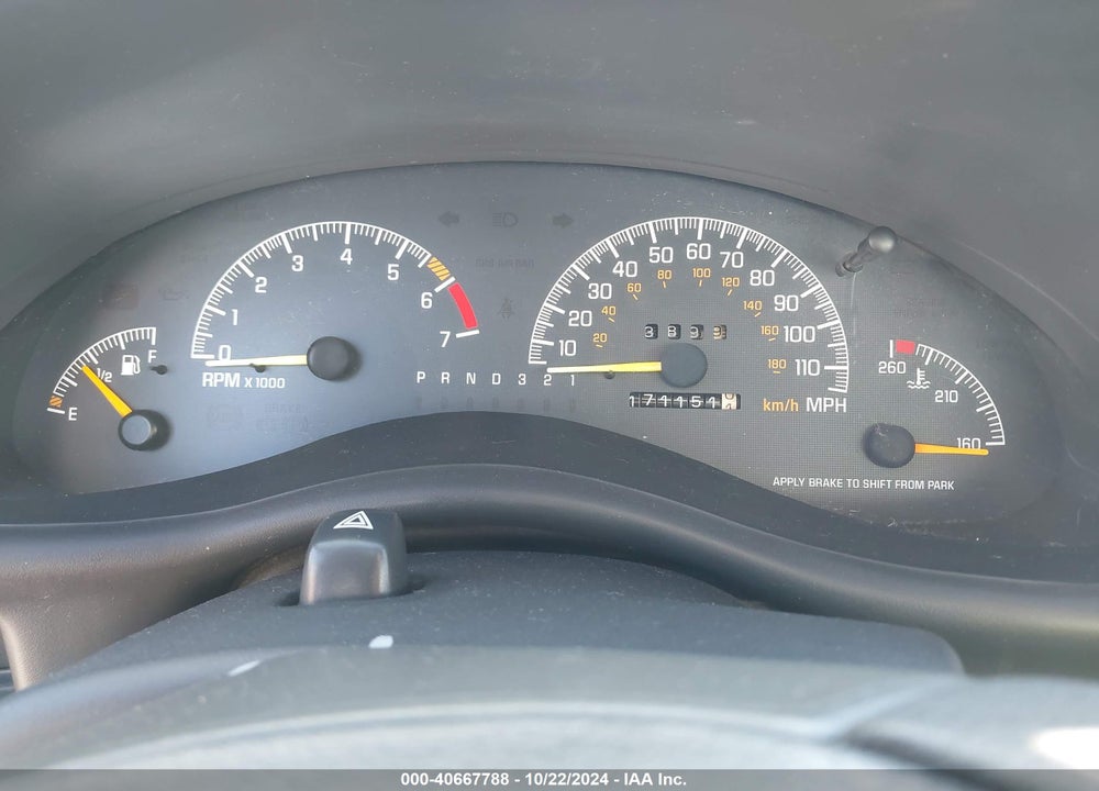 1999 PONTIAC GRAND PRIX GT VIN: 1G2WP52K4XF297030