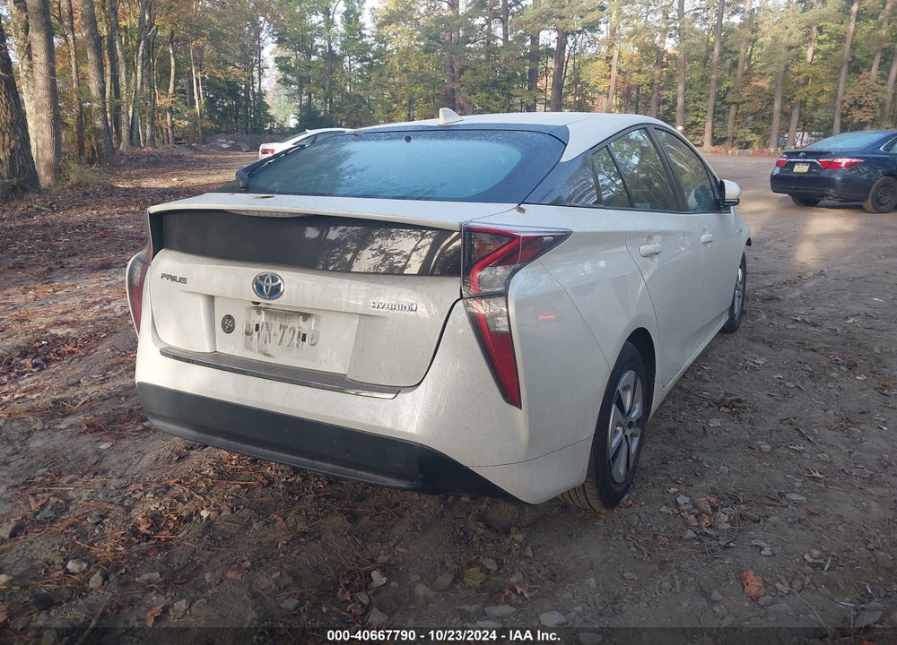 2016 TOYOTA PRIUS FOUR VIN: JTDKARFU8G3020705
