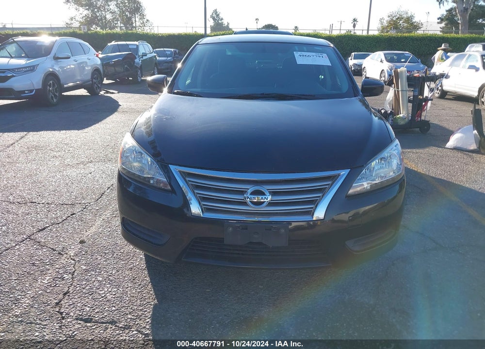 2014 NISSAN SENTRA S VIN: 3N1AB7AP9EL625724
