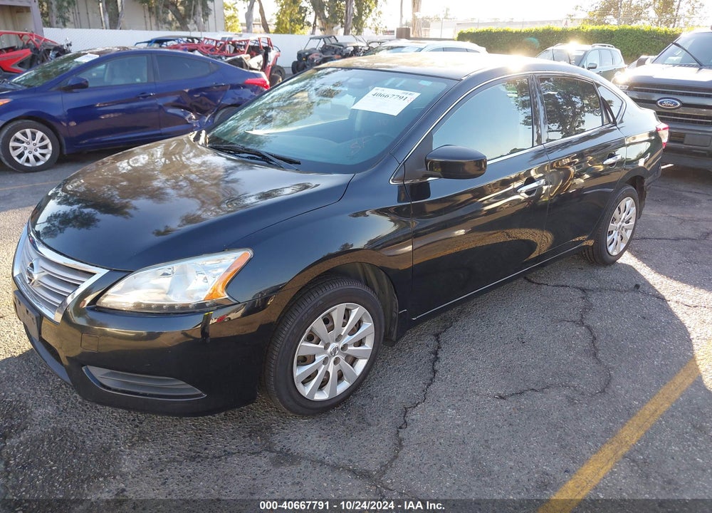 2014 NISSAN SENTRA S VIN: 3N1AB7AP9EL625724