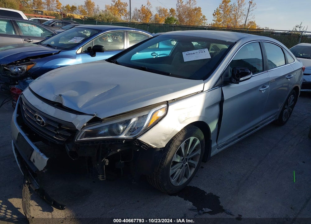 2016 HYUNDAI SONATA SPORT VIN: 5NPE34AF3GH263538
