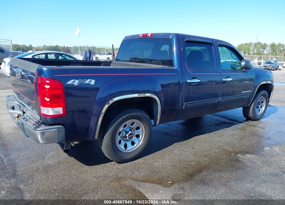2009 GMC SIERRA 1500 SL VIN: 3GTEK13C49G175548