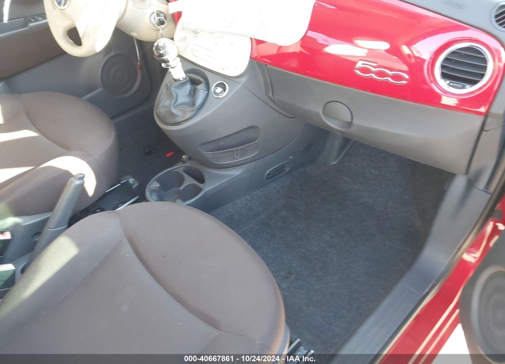 2012 FIAT 500 POP VIN: 3C3CFFAR2CT363570