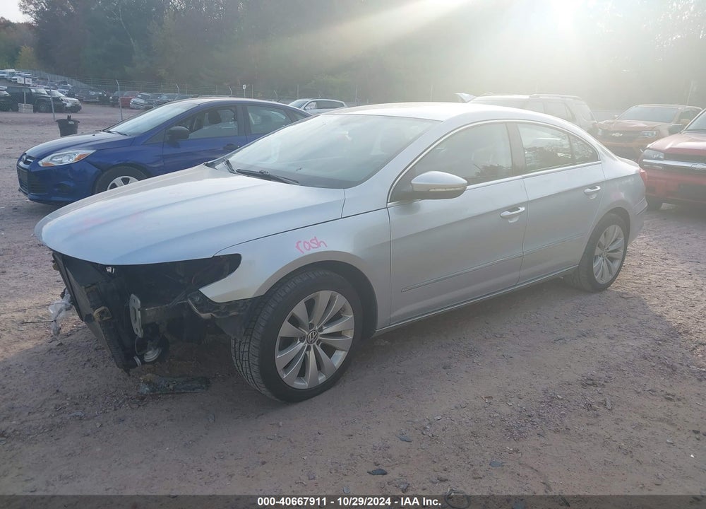 2012 VOLKSWAGEN CC SPORT VIN: WVWMN7AN2CE540737