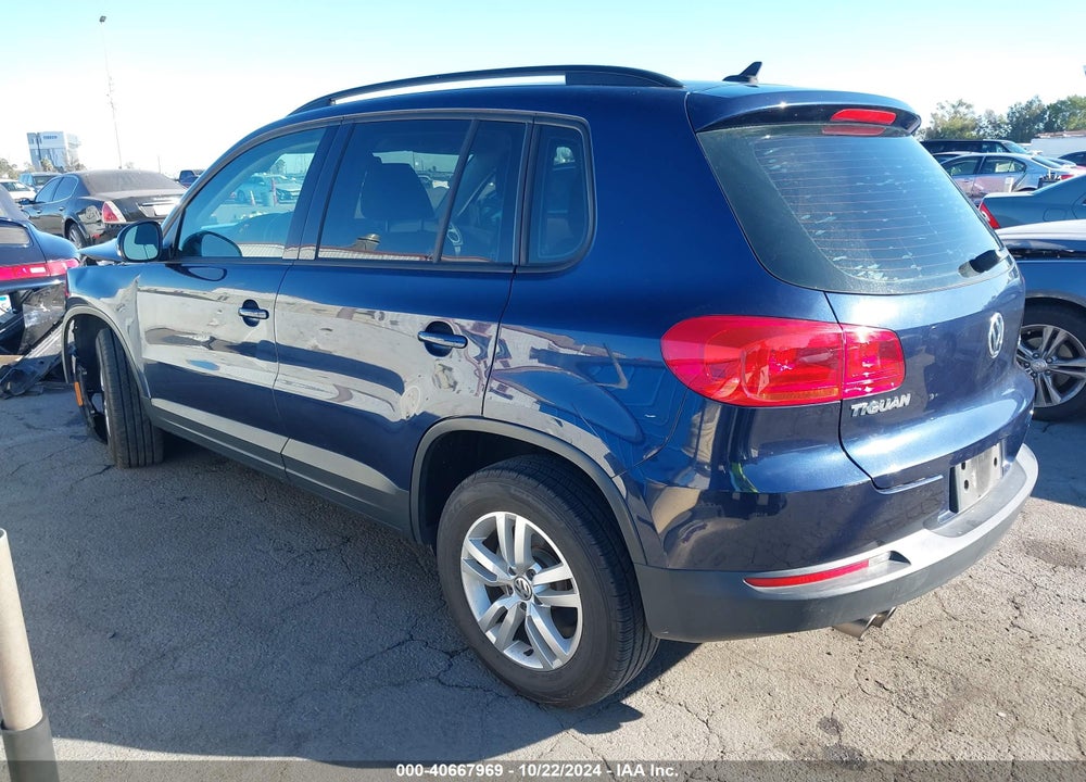 2015 VOLKSWAGEN TIGUAN S VIN: WVGAV7AX3FW539885