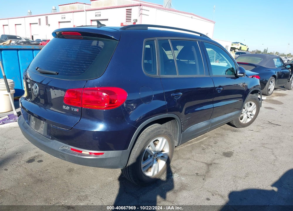 2015 VOLKSWAGEN TIGUAN S VIN: WVGAV7AX3FW539885