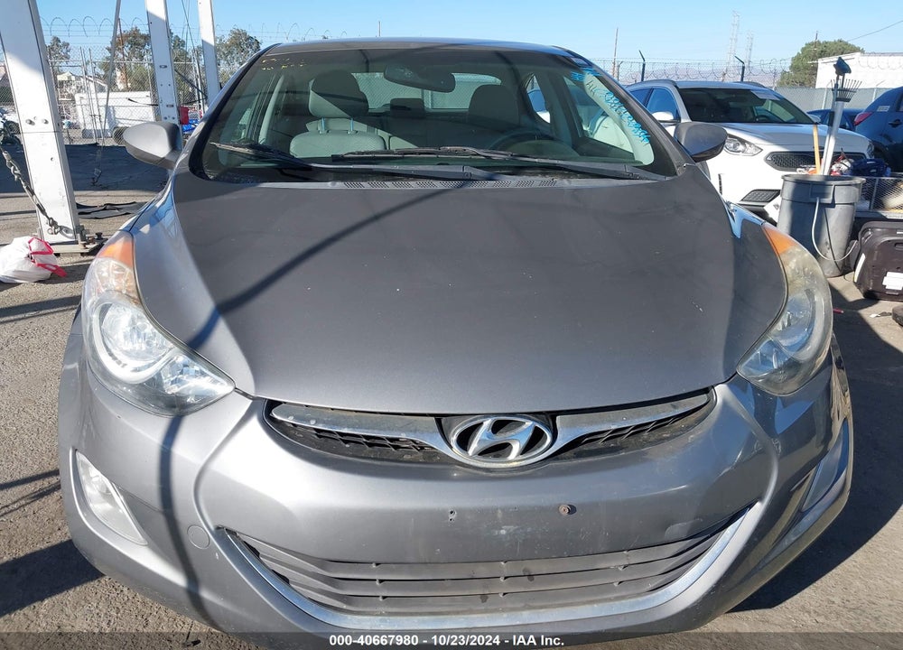2012 HYUNDAI ELANTRA GLS VIN: 5NPDH4AE8CH132796