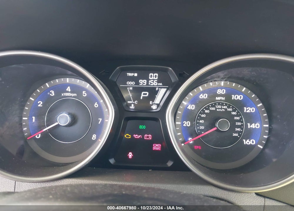 2012 HYUNDAI ELANTRA GLS VIN: 5NPDH4AE8CH132796