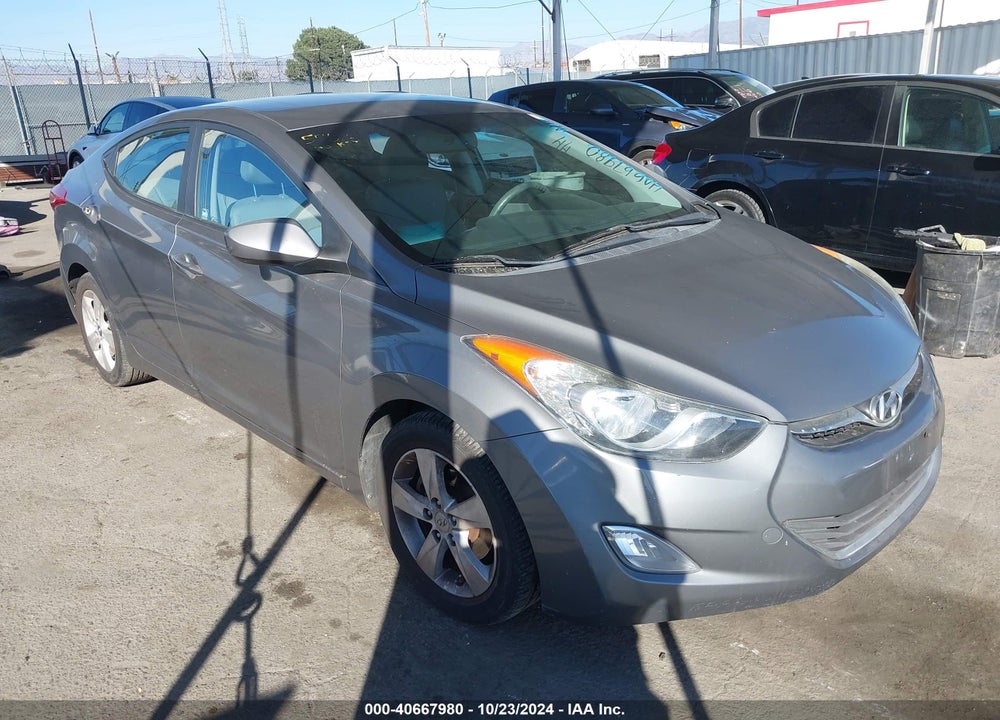 2012 HYUNDAI ELANTRA GLS VIN: 5NPDH4AE8CH132796