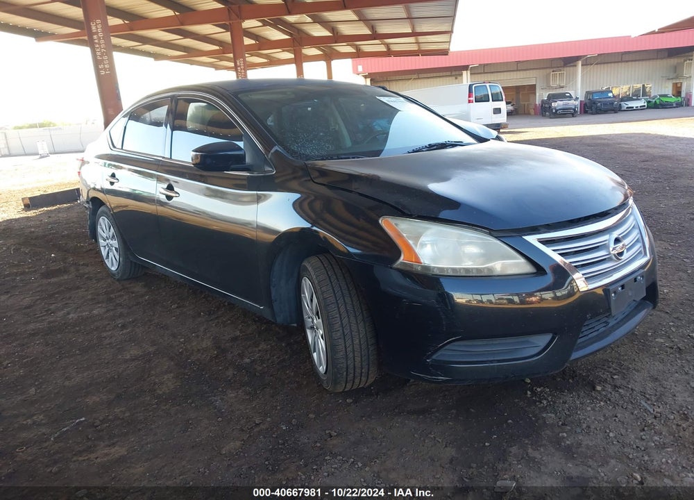 2014 NISSAN SENTRA SV VIN: 3N1AB7AP6EY200710