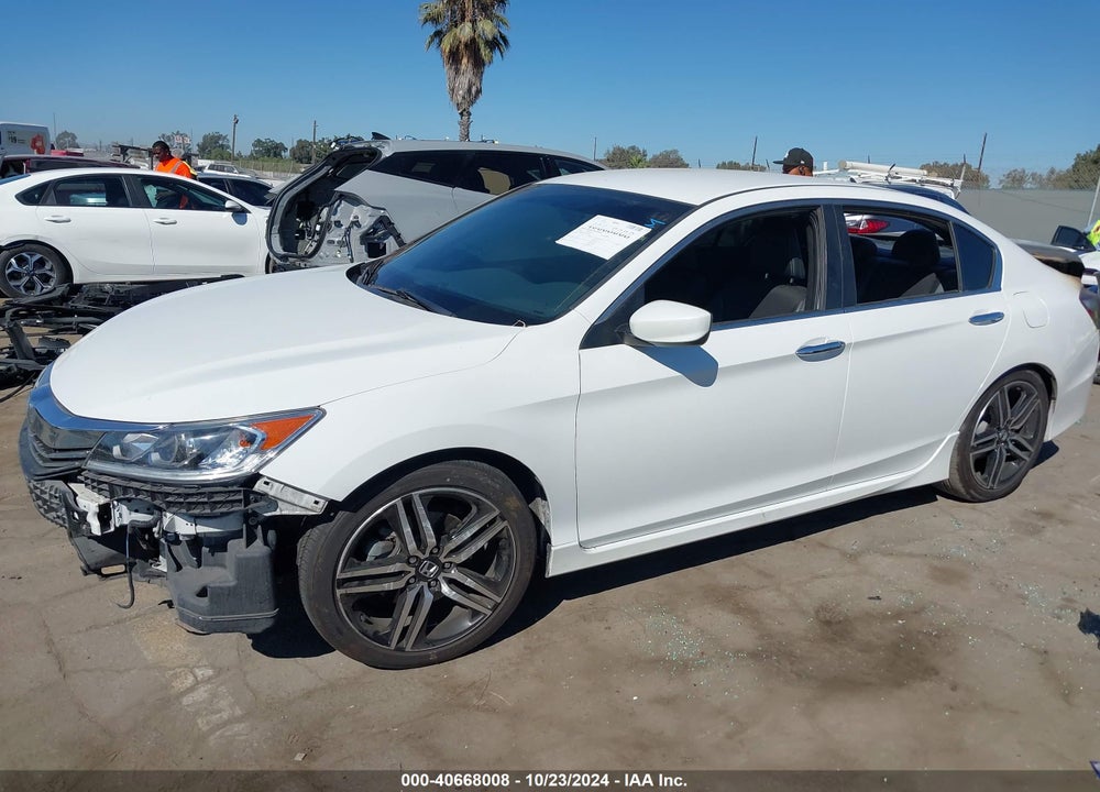 2016 HONDA ACCORD SPORT VIN: 1HGCR2F57GA182092