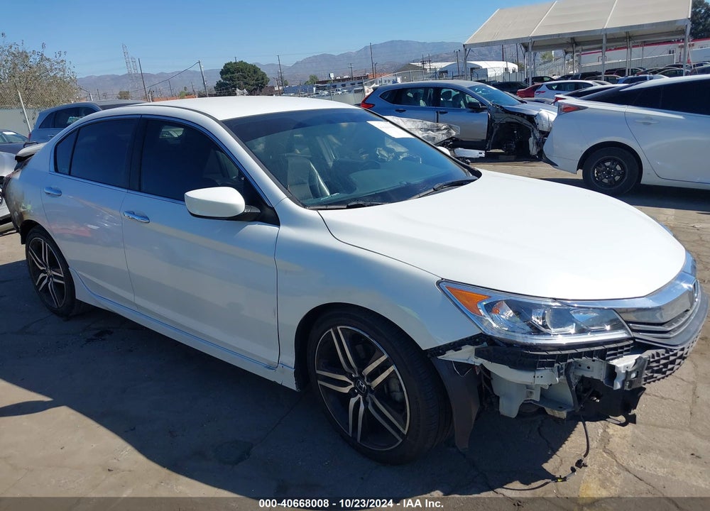2016 HONDA ACCORD SPORT VIN: 1HGCR2F57GA182092