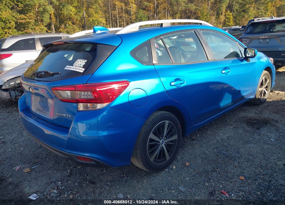 2020 SUBARU IMPREZA PREMIUM 5-DOOR VIN: 4S3GTAV6XL3701026