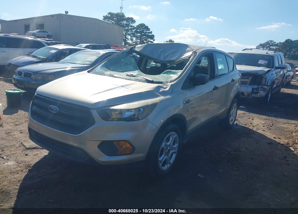 2018 FORD ESCAPE S VIN: 1FMCU0F70JUA16095