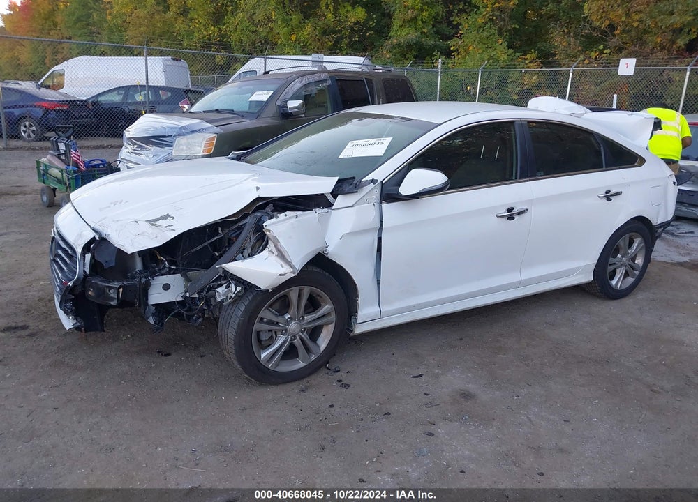 2018 HYUNDAI SONATA SEL VIN: 5NPE34AF8JH613902