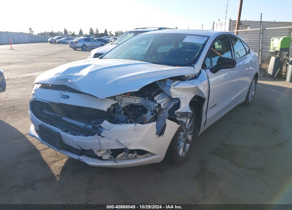 2017 FORD FUSION HYBRID SE VIN: 3FA6P0LU4HR356229