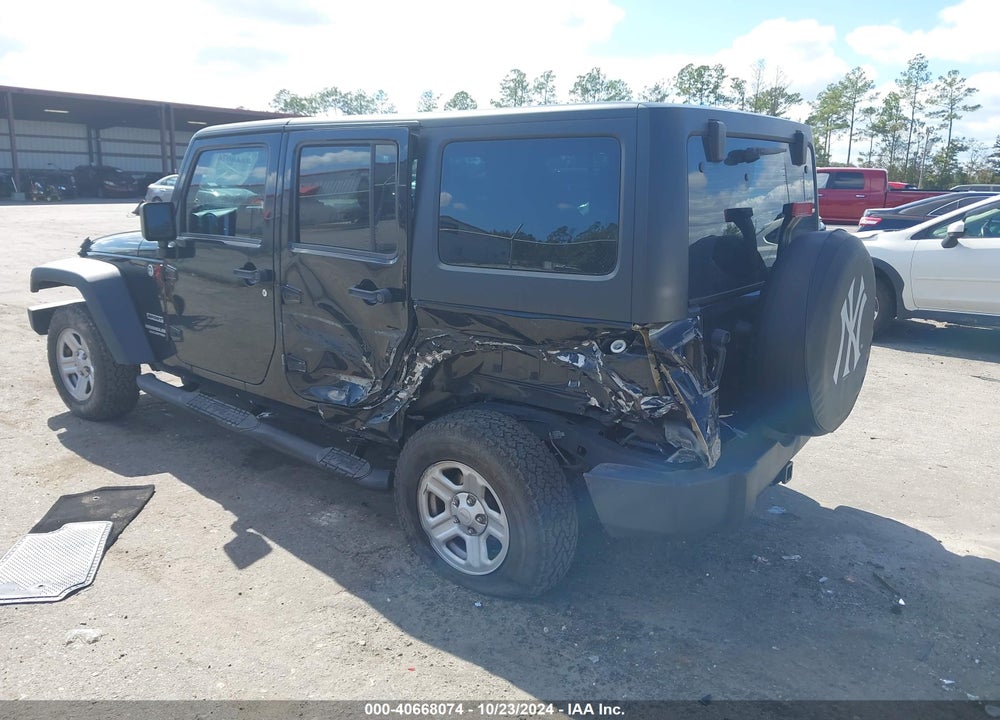 2013 JEEP WRANGLER UNLIMITED SPORT VIN: 1C4BJWDGXDL529217