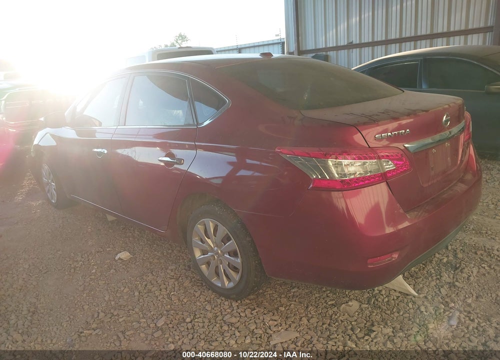 2015 NISSAN SENTRA SV VIN: 3N1AB7AP2FL662468