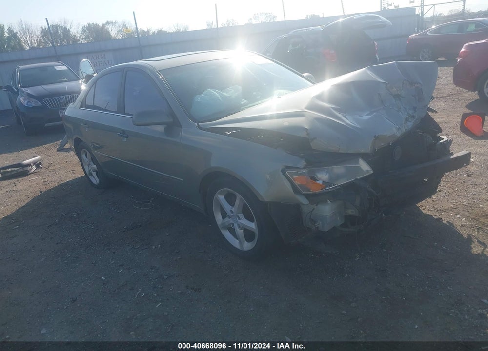 2007 HYUNDAI SONATA GLS VIN: 5NPET46C37H225080