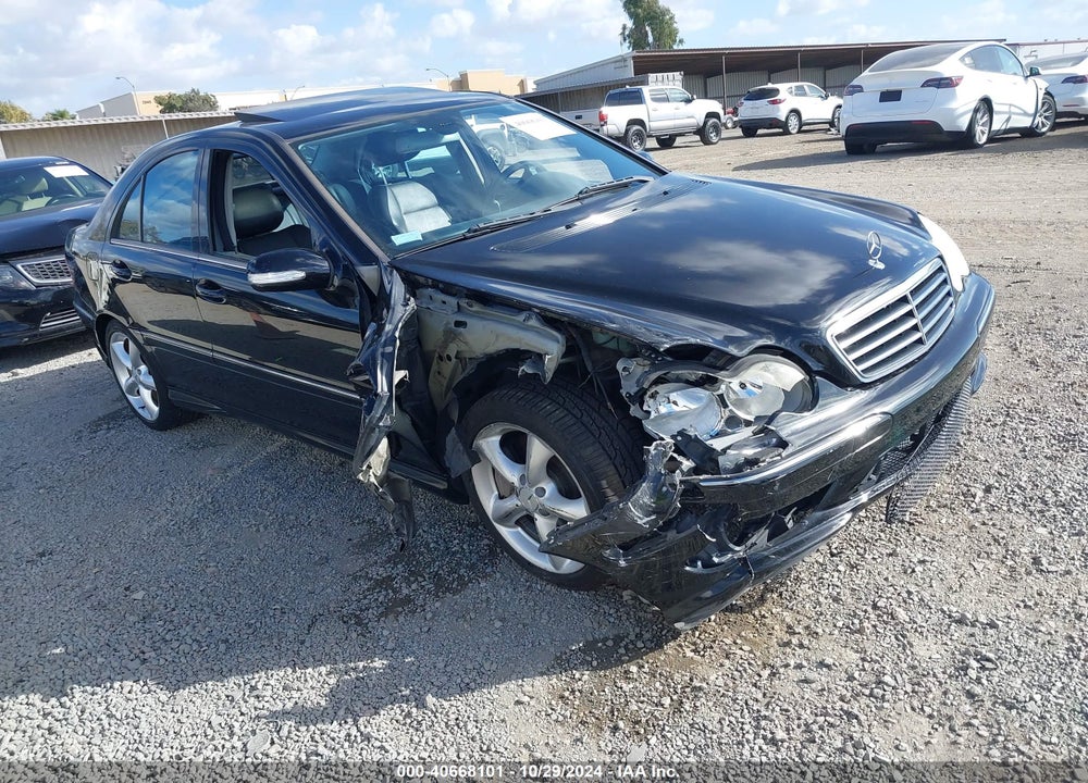2006 MERCEDES-BENZ C 230 SPORT VIN: WDBRF52H56F774416