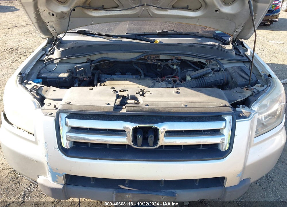 2006 HONDA PILOT EX VIN: 5FNYF28486B047565