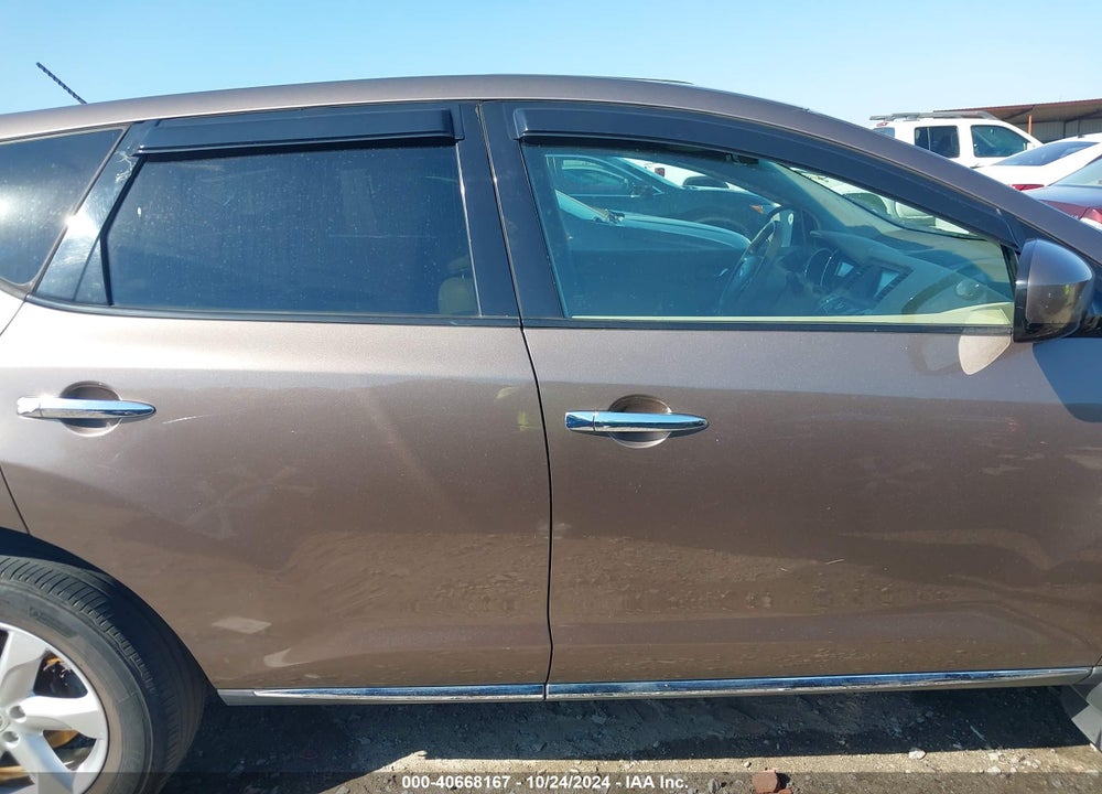 2009 NISSAN MURANO SL VIN: JN8AZ18W09W108996