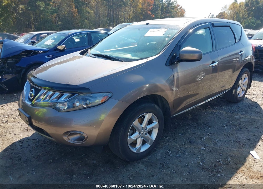 2009 NISSAN MURANO SL VIN: JN8AZ18W09W108996