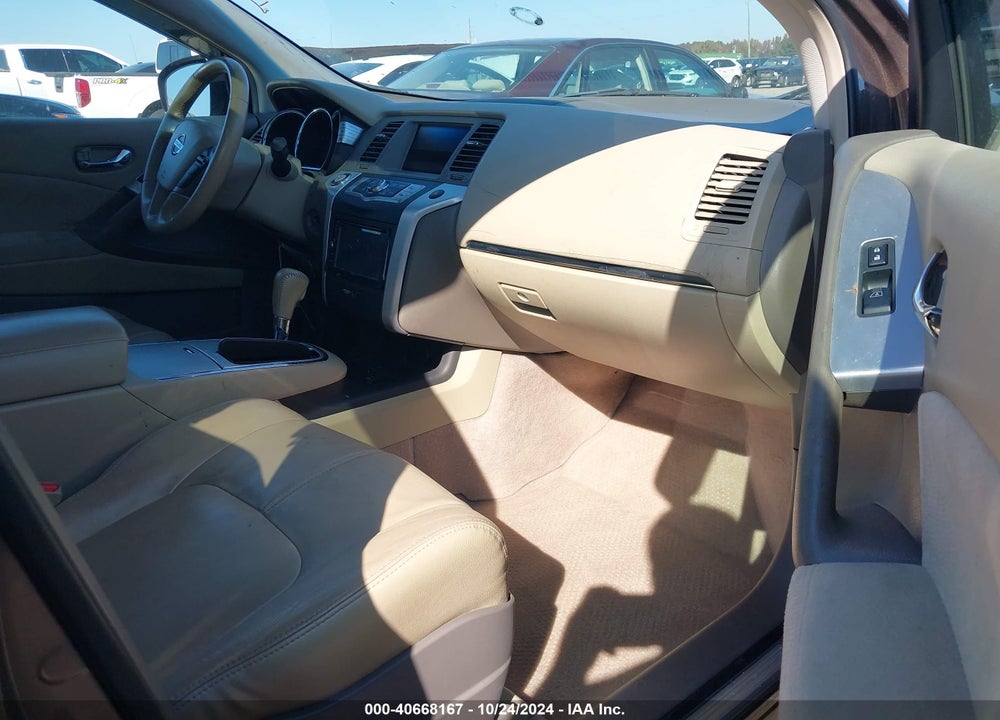 2009 NISSAN MURANO SL VIN: JN8AZ18W09W108996