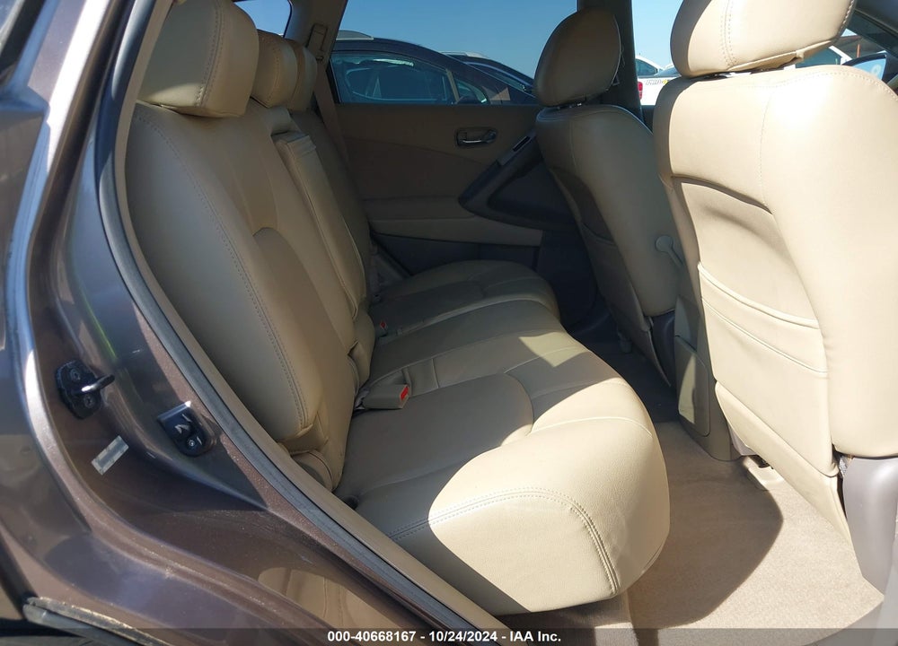 2009 NISSAN MURANO SL VIN: JN8AZ18W09W108996