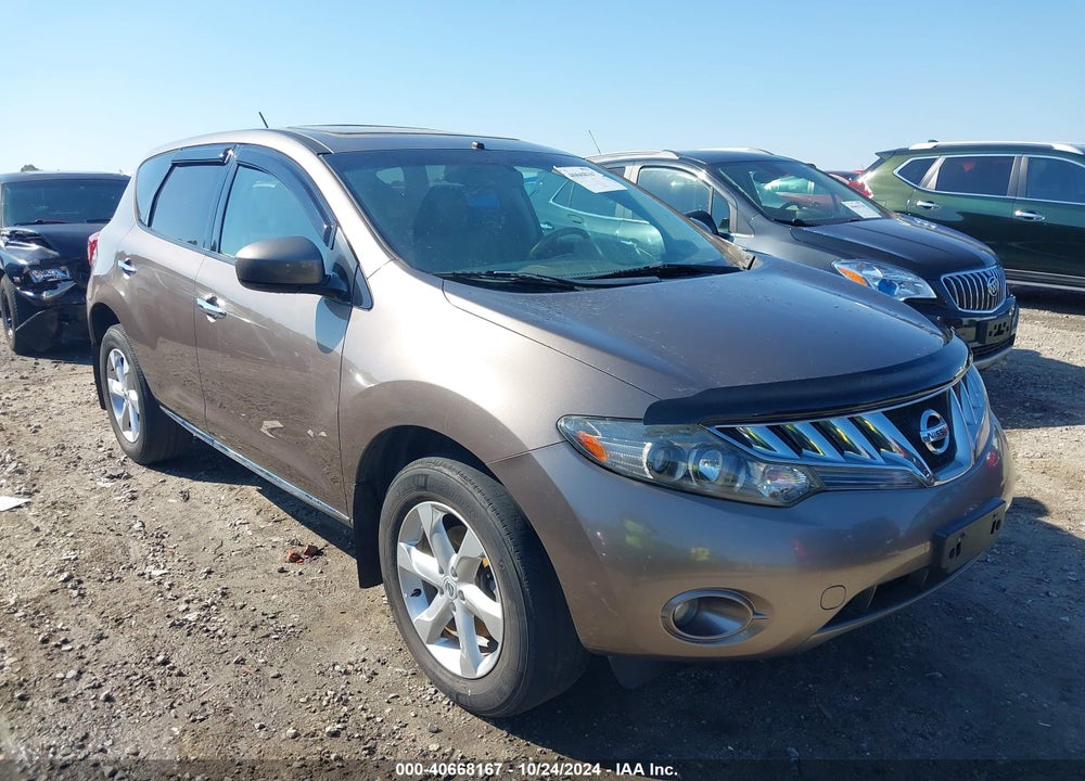 2009 NISSAN MURANO SL VIN: JN8AZ18W09W108996