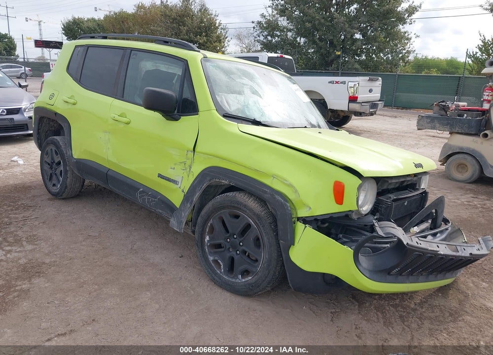 2018 JEEP RENEGADE UPLAND EDITION 4X4 VIN: ZACCJBAB4JPH35307