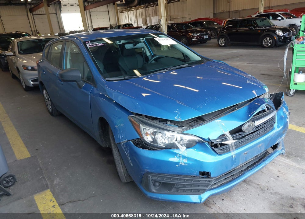 2021 SUBARU IMPREZA 5-DOOR VIN: 4S3GTAB6XM3700013