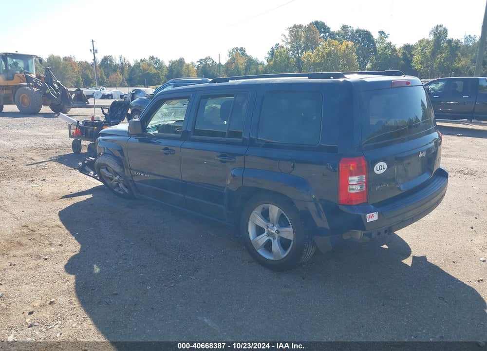 2014 JEEP PATRIOT LATITUDE VIN: 1C4NJPFA2ED600644