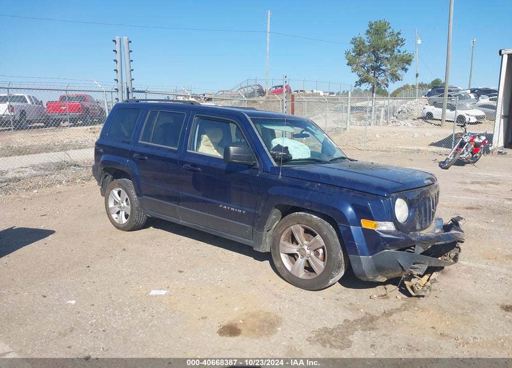 2014 JEEP PATRIOT LATITUDE VIN: 1C4NJPFA2ED600644