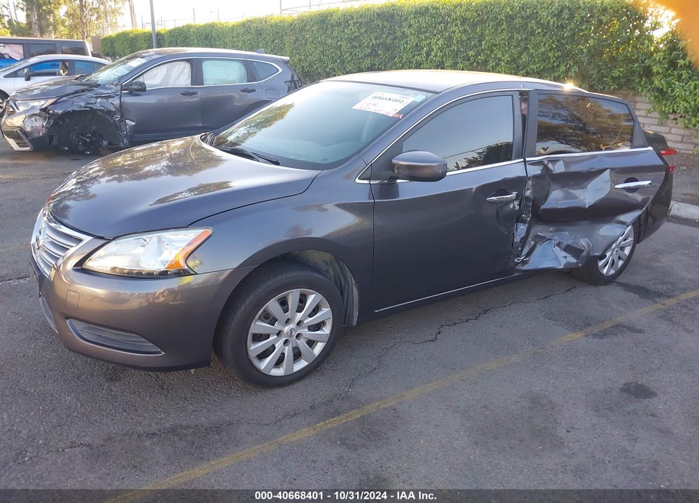 2015 NISSAN SENTRA SV VIN: 3N1AB7AP8FY320297