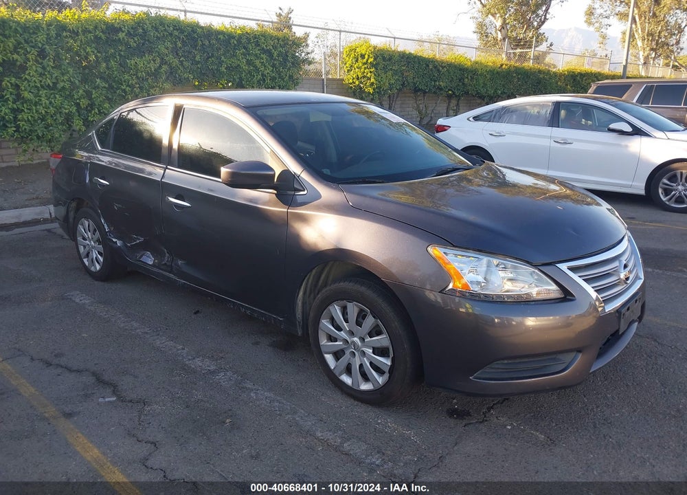 2015 NISSAN SENTRA SV VIN: 3N1AB7AP8FY320297