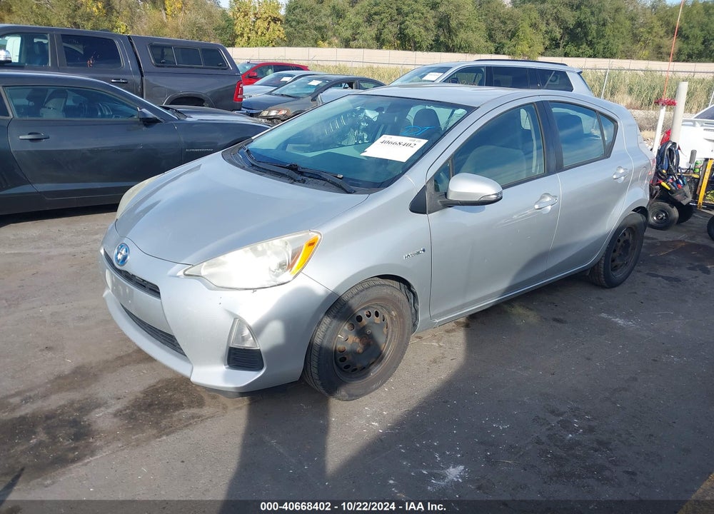 2012 TOYOTA PRIUS C TWO VIN: JTDKDTB31C1502469