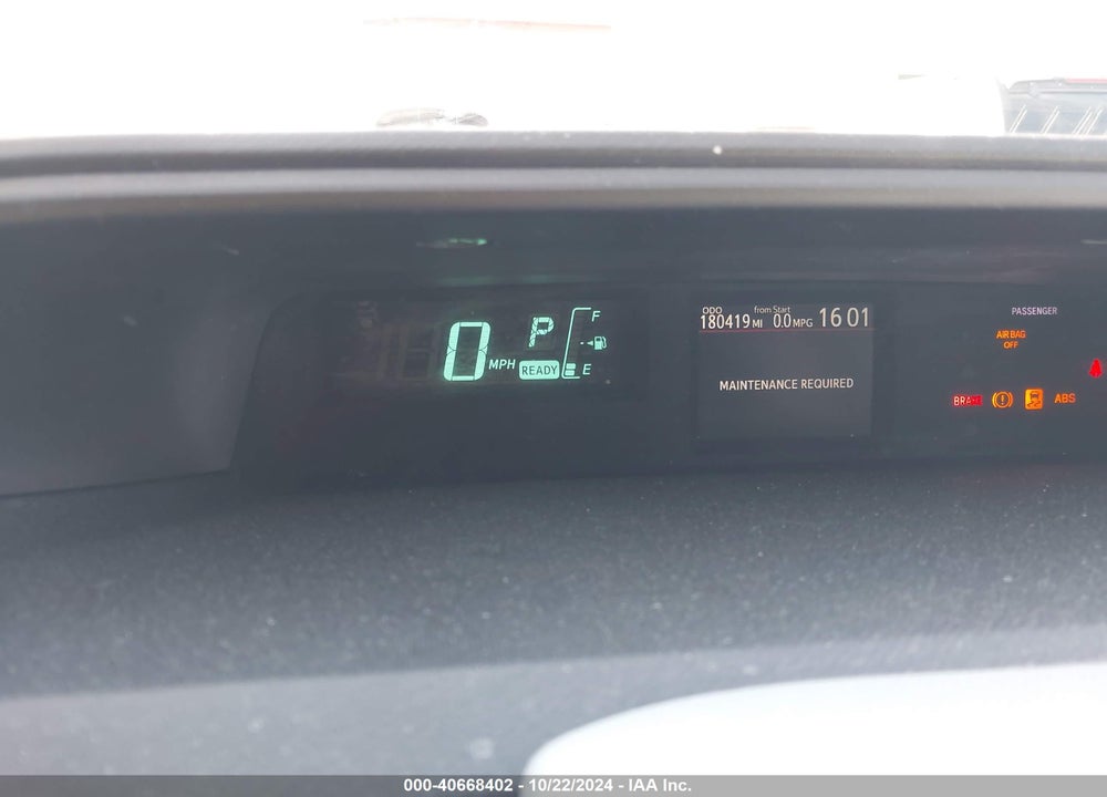 2012 TOYOTA PRIUS C TWO VIN: JTDKDTB31C1502469