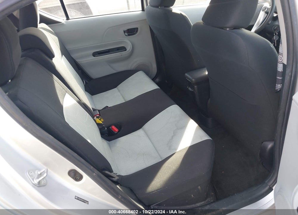 2012 TOYOTA PRIUS C TWO VIN: JTDKDTB31C1502469