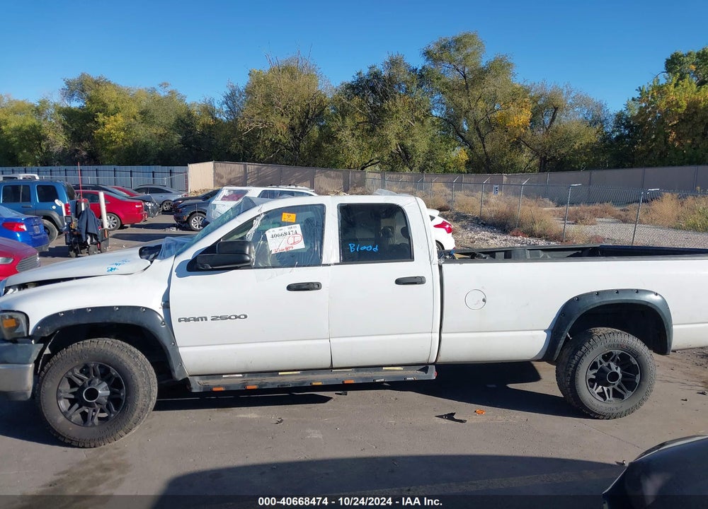 2005 DODGE RAM 2500 ST VIN: 3D7KS28C35G783496