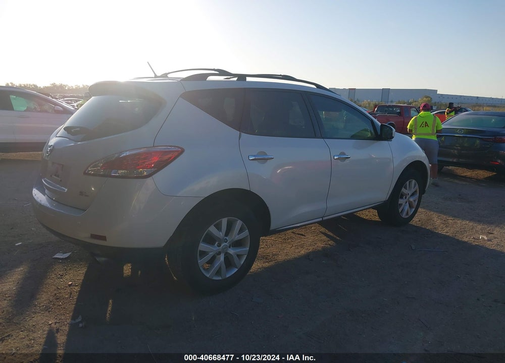2013 NISSAN MURANO SL VIN: JN8AZ1MU3DW208944