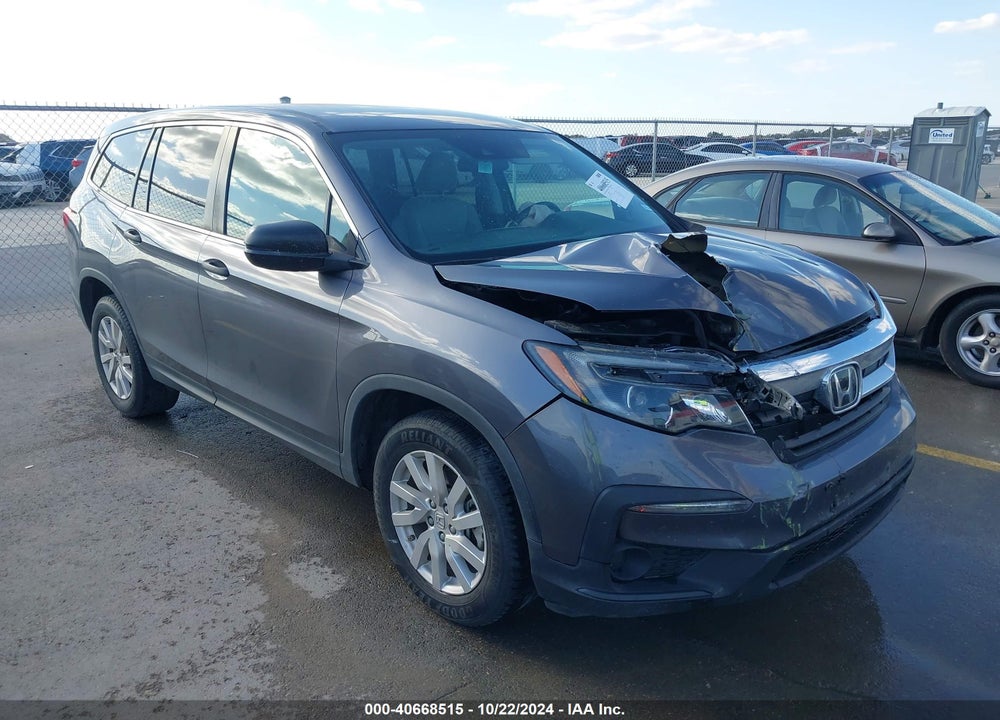2019 HONDA PILOT LX VIN: 5FNYF5H19KB022627