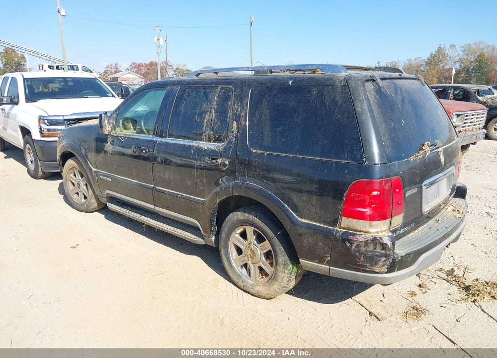 2005 LINCOLN AVIATOR VIN: 5LMEU88H55ZJ25686